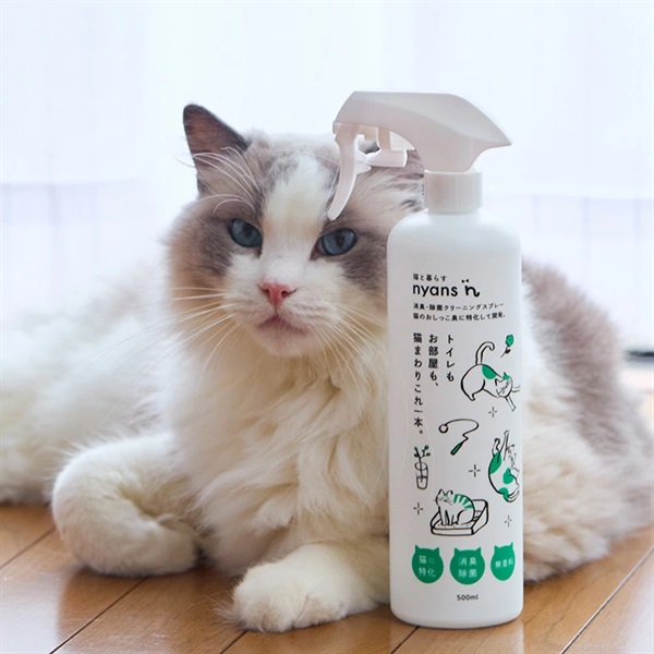 nyansの消臭除菌クリーニングスプレー　トイレもお部屋も猫まわりこれ一本！