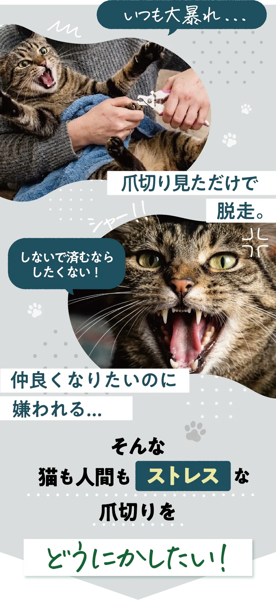 もう爪切りで悩まない